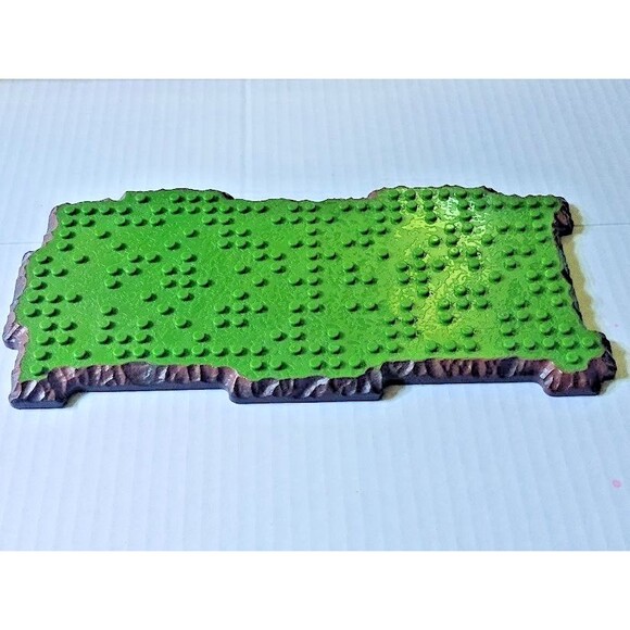 Mega Bloks Dragons Krystal Wars Part Grass Baseplate 5"x10" - Picture 2 of 6